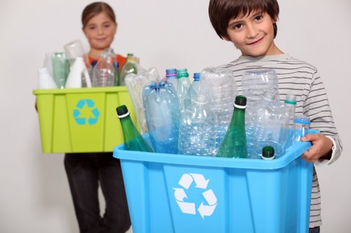 Residents participating in waste recycling in Walthamstow