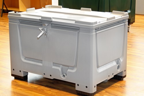 Operative wearing PPE during waste collection